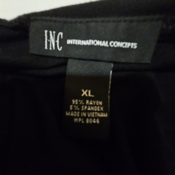 INC International Concepts Black Strapless Maxi Dress - Picture 4 of 9